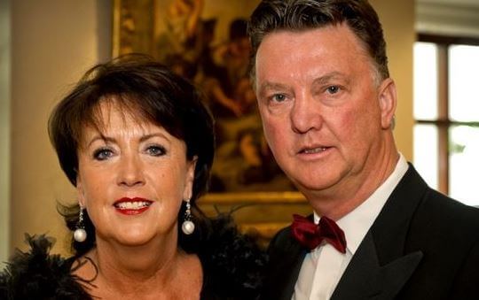 Brenda van Gaal father Louis van Gaal with his wife Truus van Gaal.